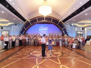 Our great choir in the Queens Ballroom